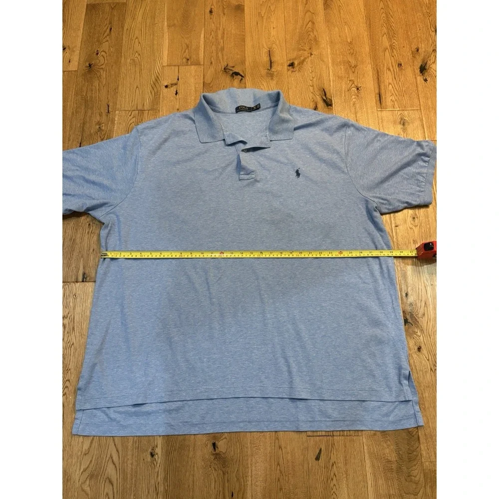 Polo Ralph‎ Lauren Heather Blue 3XB Short Sleeve Polo